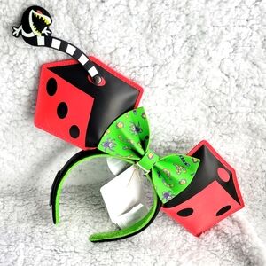 Disney Loungefly Oogie Boogie Bash 2023 Exclusive Minnie Ears NWT
